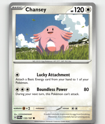 Chansey - Pokemon • Common • 133/167 Twilight Masquerade | eBay