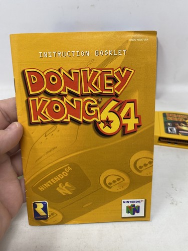 Donkey Kong 64 Nintendo N64 komplett mit Box, Handbuch, Beilagen, ohne Erweiterung - Bild 9 von 22