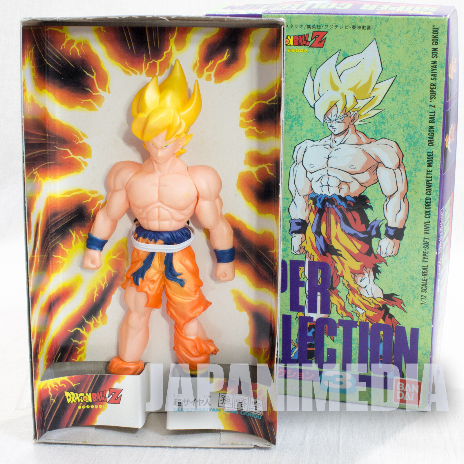 RARE Dragon Ball Z Gokou 1/12 Figure Super Collection Bandai 1992 JAPAN -  Japanimedia Store