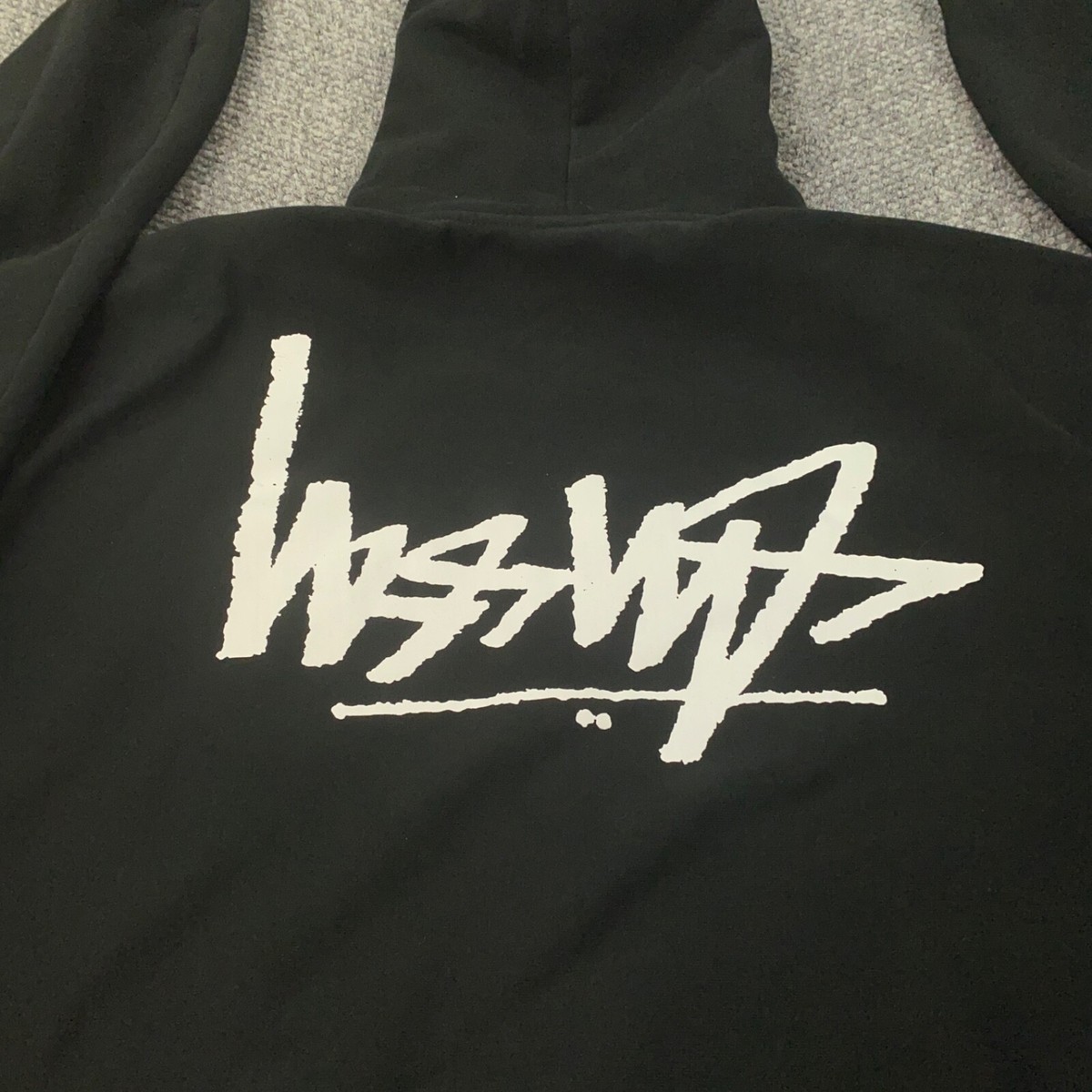 Stussy Flipped Zip Hoodie Mens XXL Black Sweatshirt | eBay Stussy Flipped Zip Hoodie Mens XXL Black Sweatshirt | eBay