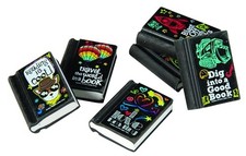 Raymond Geddes Reading Rocks Pencil Erasers Pack of 48 