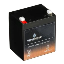 Chrome Battery 12V 5AH SLA Battery replaces np4-12 ub1245 gp1245 ps-1250 ps1250