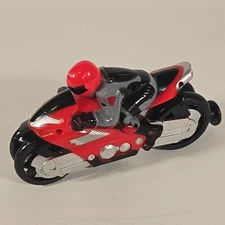 Vintage Dolgen19319401G17 7" Red Motorcycle Bike Bicycle Toy