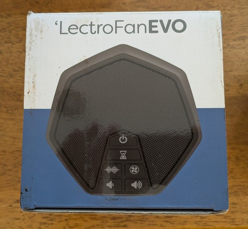 LectroFan EVO White Noise Sleep Sound Machine BLACK - *used* ASM1020