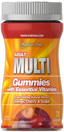 Puritan's Pride Adult Multivitamin Gummy - 75 Gummies