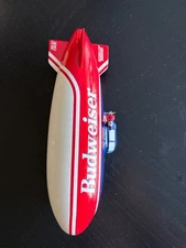 Liberty Spec Cast Budweiser Bud One Beer Blimp Diecast Coin Bank Airship No Box
