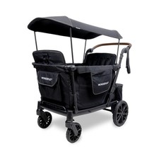WonderFold L4 Quad Stroller Wagon 4 Seater - Smooth Ride, Secure Harnesses,...