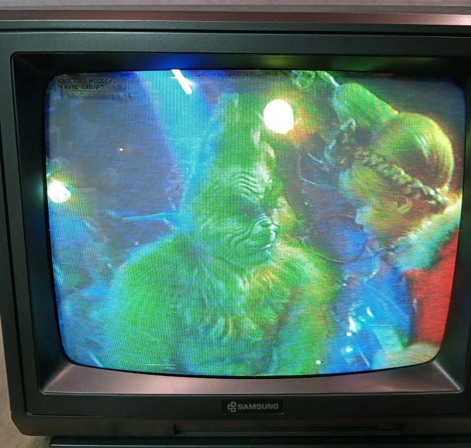 Vintage Samsung CT-334KA Color TV Television 13" TESTED WORKS READ - Image 2 of 4