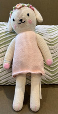 Cuddle and Kind Charlotte the Dog 13" Hand Knit Stuffed Animal Plush Puppy