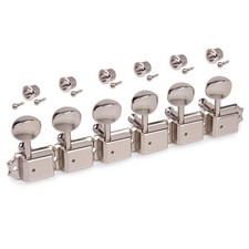 Gotoh Staggered-height 6-in-line Tuners Nickel