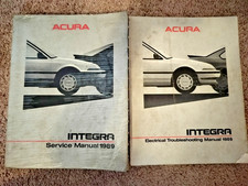 Acura Integra Service Manuals Lot (1986 & 1989) + 1989 Electrical Troubleshootin