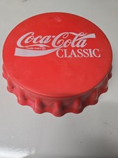 Vintage Coca cola Bottle Cap Sign Searving Tray