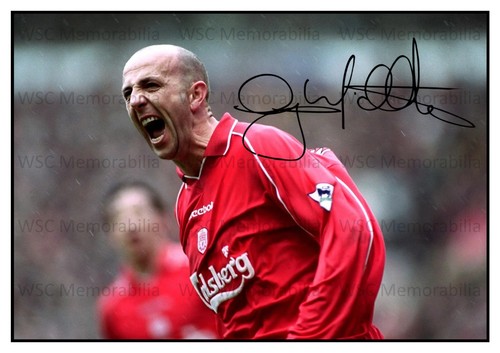 12560. Gary McAllister Signed Pictures (A4 Prints) Leeds Liverpool Coventry etc.