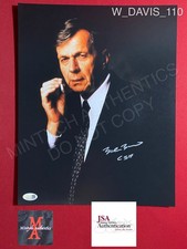 William B. Davis autographed signed 11x14 photo The X-Files JSA COA smoking man