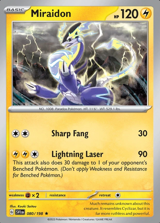 Scarlet & Violet Base Set (1-106) - Choose Your Card