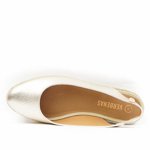 VERBENAS KIARA SANDALE ESPADRILLE GESCHLOSSENE ZEHENSCHUHE FLACH NAPPA - Imagen 4 de 4