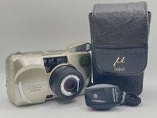  Near MINT  Olympus mju  stylus zoom 140 Point  Shoot Film Camera From JAPAN