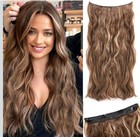 Gizane 24" Hair Extension Transparent Headband Synthetic Honey Blond Lt Brown — photo 1