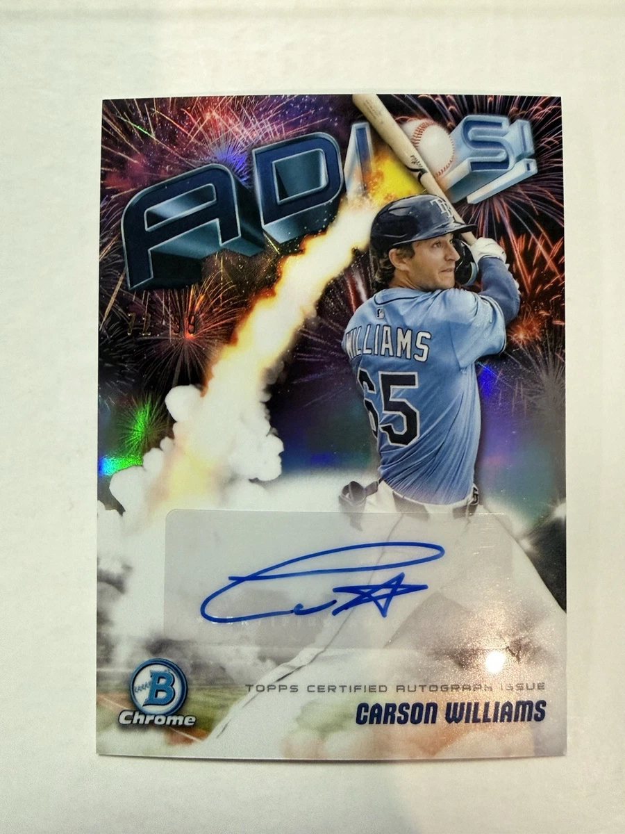 Carson Williams topps auto /150シリ DEBUT Carson Williams topps auto /150シリ DEBUT Carson Williams topps