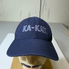 KA KAW Navy Blue Embroidered Baseball Cap The Classics Yupoong Adjustable