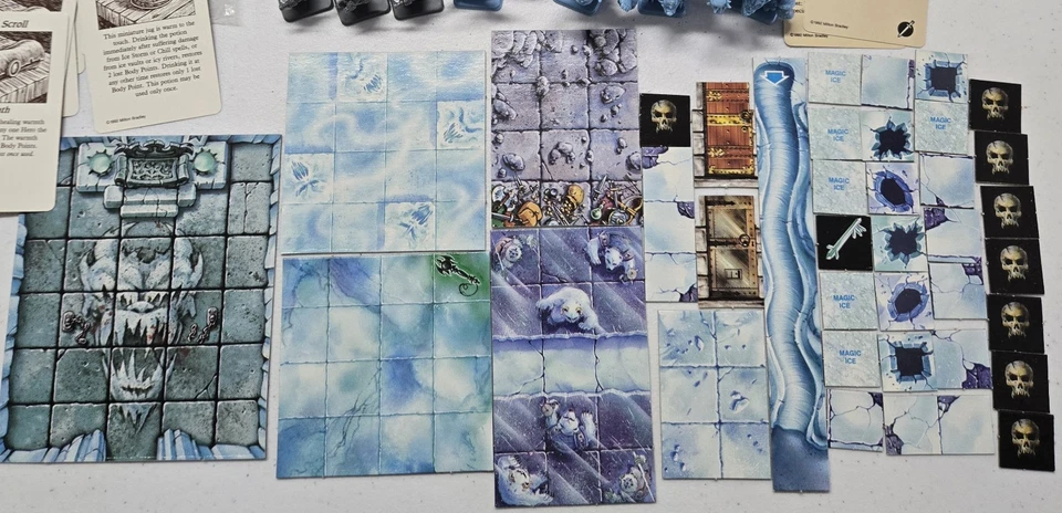 Hero Quest Barbarian Quest Pack Milton Bradley Board Game 1992 COMPLETE? OOP - Image 4 of 4