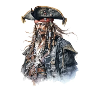 Pirate Skill Ship Blackbeard Treasure Flag Anchor Self Adhesive Vinyl Sticker