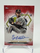 2022 Topps Inception Red /50 Spenser Watkins #BRES-SW Auto 03ss