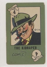 1937 Whitman Dick Tracy Playing Card Game R112-11a The Kidnaper (Green) 0b6