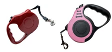 Retractable Dog Leash, 2 Release Stop Buttons, 16ft belt, ABS, Up to 45 lbs