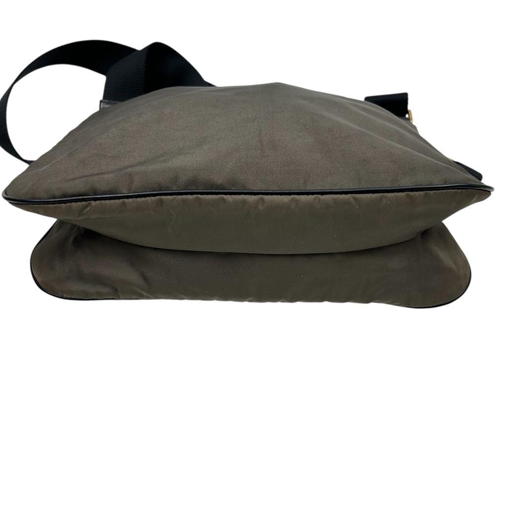 PRADA Nylon Shoulder Bag Triangle Logo Gold Hardware thumbnail 6