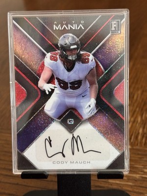 Cody Mauch Wild Card Rookie Auto Mania 2023