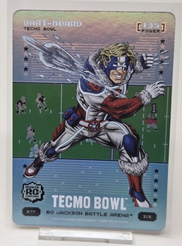 2026 Bo Jackson Battle Arena TECMO Bowl Dart-Board Blue BF Ice Jaxson Dart B77