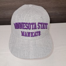 Minnesota State Mavericks Snap Back Hat Cap MSU Mankato Hockey Wool