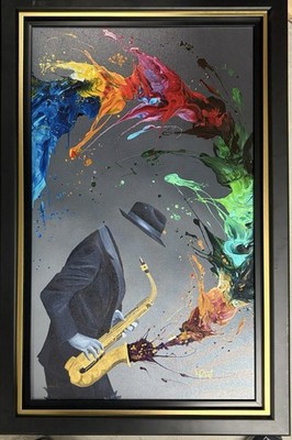 Kre8 Harmony of Chaos 2022 Embellished Giclee