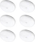 New Mr. Beams 6pk Motion Activated Wireless LED Puck Lights White MB800