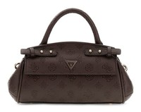 Guess Diana Mini Top Handle Flap Handtasche Tasche Chocolate Logo Dunkelbraun
