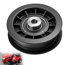 Flat Idler Pulley For Husqvarna Poulan Pro Z5426 RZT54 539110311 OD 3-1/2 Inch
