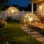 Solar Path Lights Solar Firework Lights 150 LED Outdoor Garden Decor Waterproof
