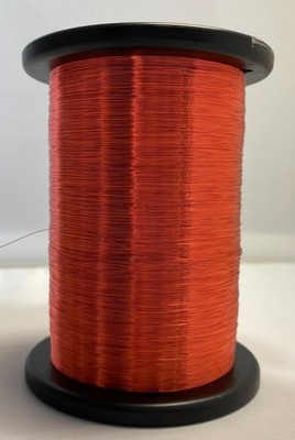 34 AWG SPN Single Soderon Magnet Wire Solderable Copper Red Magnet Wire