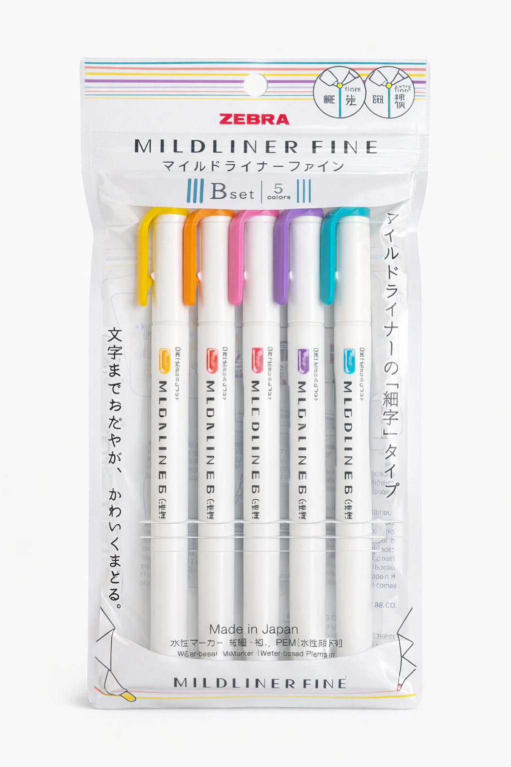S 5-color Set B &ndash; Limited Edition Japanese Marke