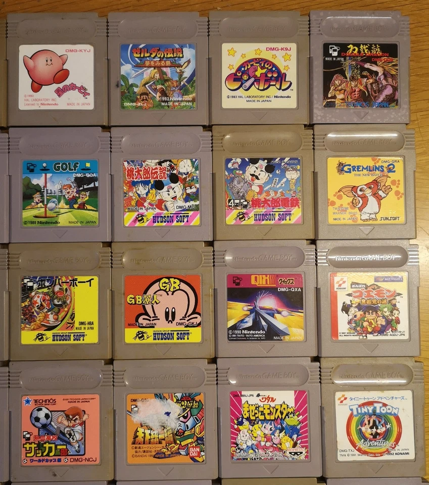 100 Gameboy Spiele Game Sammlung Nintendo Pokemon Mario Kirby Tetris Zelda Japan - Bild 4 von 4