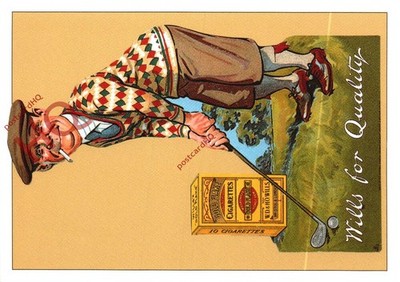 Ansichtskarte> Werbung, Wills Goldflocken Zigaretten (Repro) [Robert Opie]