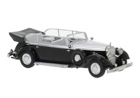 Brekina 21059 Mercedes 770 K, Schwarz / Silber, 1938, H0, Neu 2025