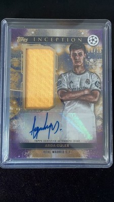 arda güler 2024/2025 UCC Inception Patch Auto 10/25