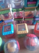 Fisher-Price Peek A Blocks Assorted Shapes vintage lot of 23 blocks