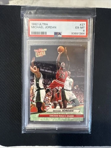 1992 ULTRA MICHAEL JORDAN #27 PSA 6