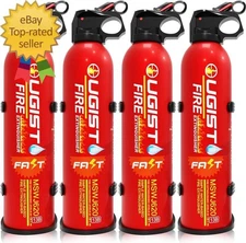 Fire Extinguisher for Home 620Ml 4 Count,Can Prevent Re-Lgnition,Be