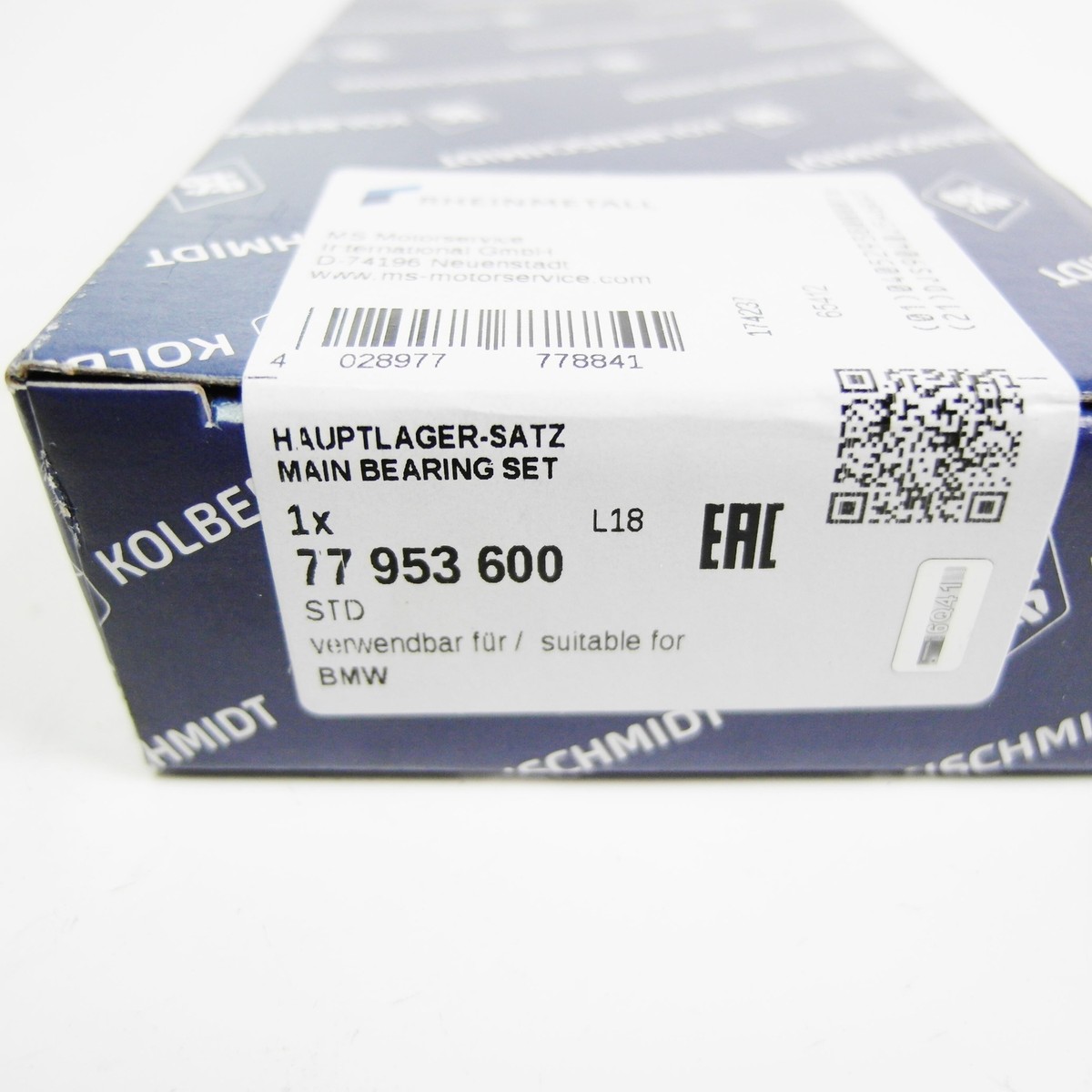 Motor-, King Engine Bearings Pleuel- & Hauptlager Fürs Auto Hauptlager 77953600 Pleuellager 77952600 Für BMW 3,0l N57D30 N57N306 King Engine Bearings Kurbelwellenlager N57D30 STD