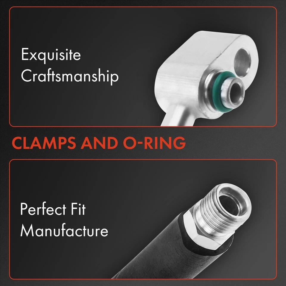 Nova linha líquida de mangueira de refrigerante AC para Honda Civic del Sol 1,5L para evaporador - Imagem 2 de 4