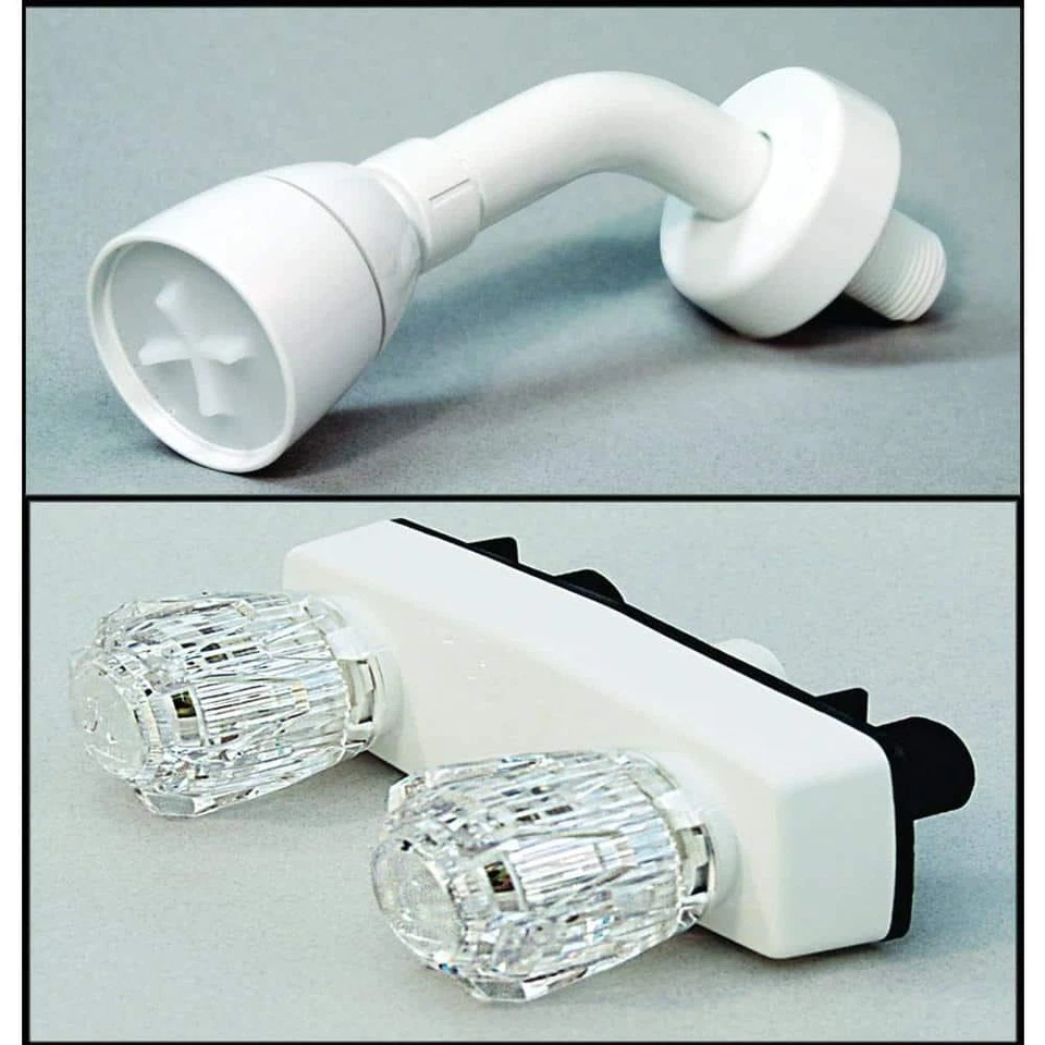 32 дюйма x 32 дюйма 75 дюймов Душевая кабина со стандартным основанием белая - Изображение 4 из 4